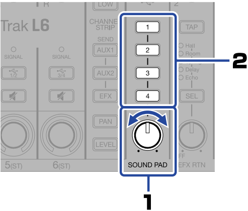 Soundpads afspelen
