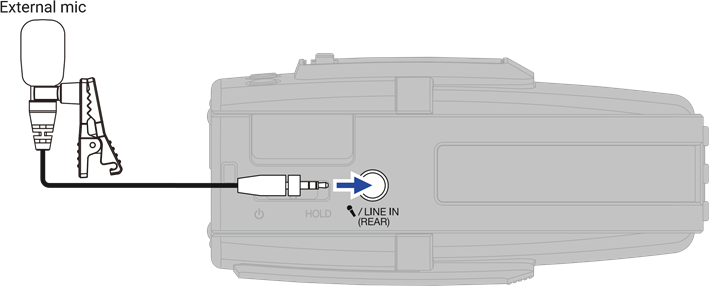 Microfoons aansluiten die plug-invoeding vereisen - Stap 1
