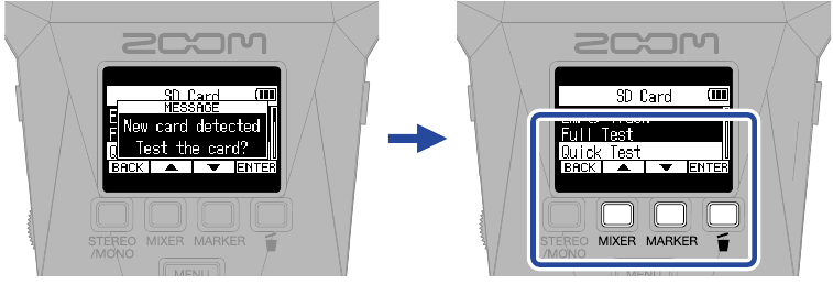 Instellingen/eerste keer inschakelen - Batterijtype instellen - Stap 2