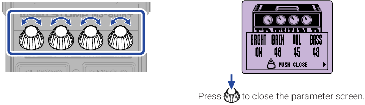 Effecten aanpassen - Stap 1