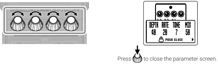 Effecten aanpassen - Stap 1