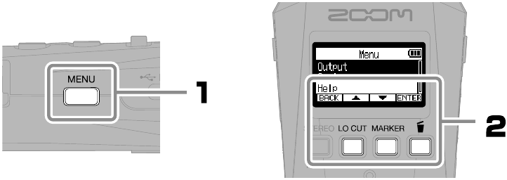 Online help openen