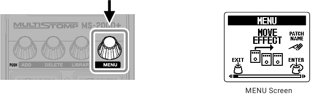 Het MENU gebruiken