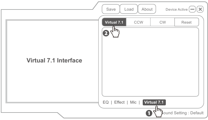 PXN Audio 7.1 Functie - Virtuele 7.1 interface inschakelen