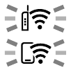 Wi-Fi-lampje knippert