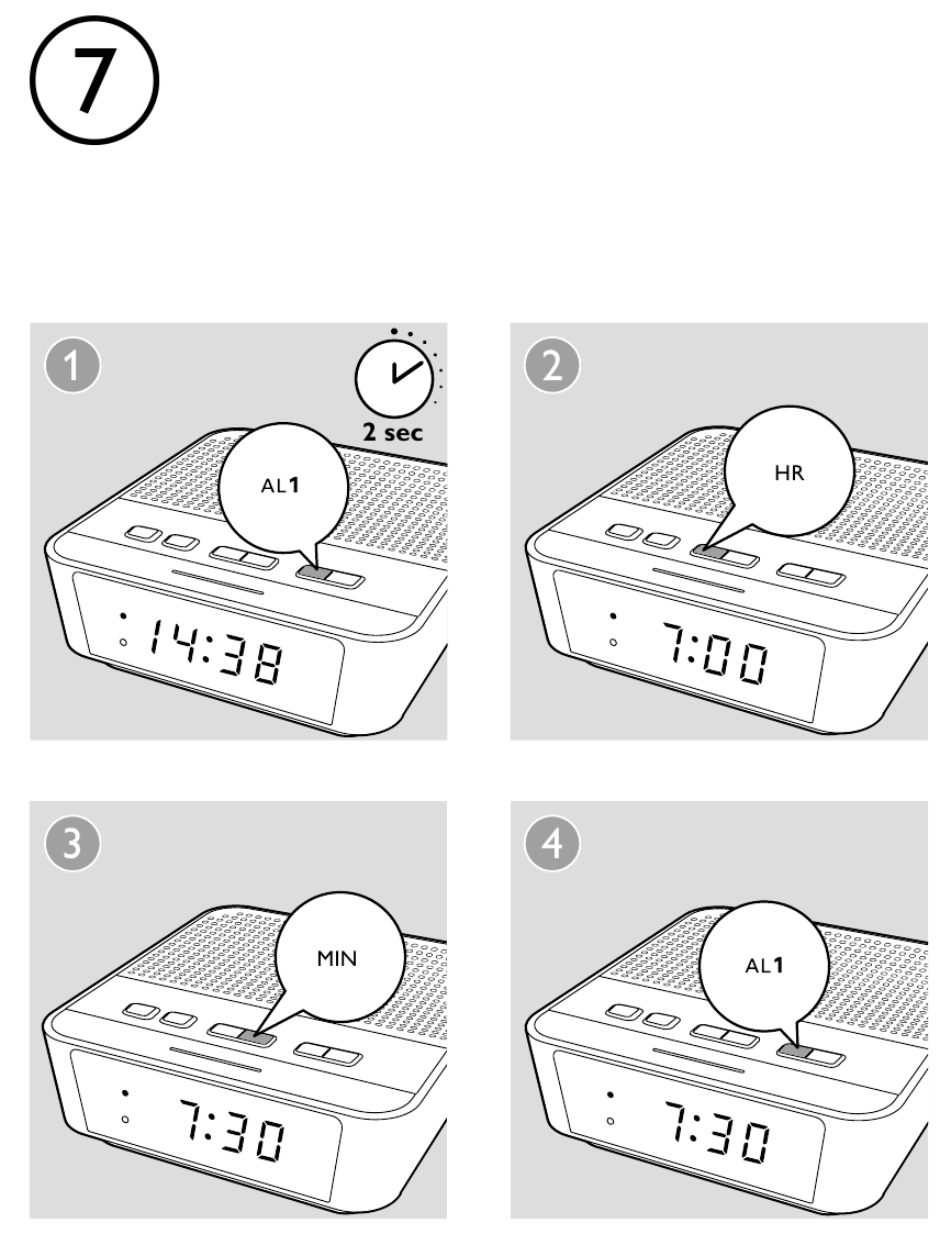 Alarm instellen