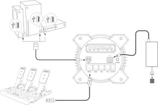 WIELBASIS - Verbindingsgids voor Xbox-console