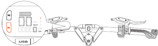 Eerste keer gebruiken - Stap 2 - Pas de rijmodus aan