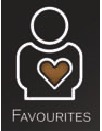 Favorietenmenu