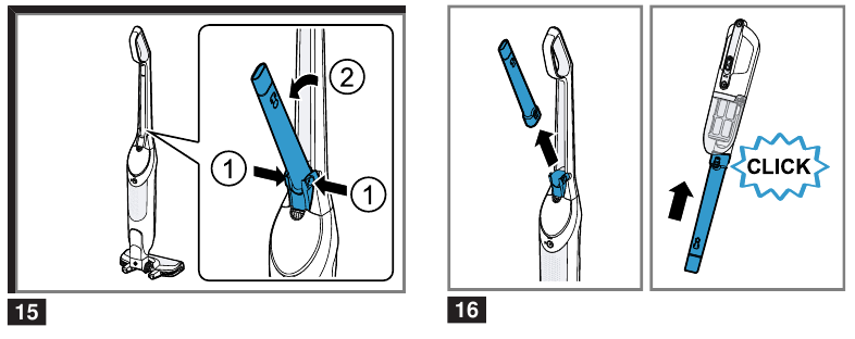 Stofzuigen met accessoires - Stap 1