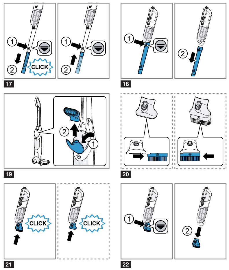 Stofzuigen met accessoires - Stap 2