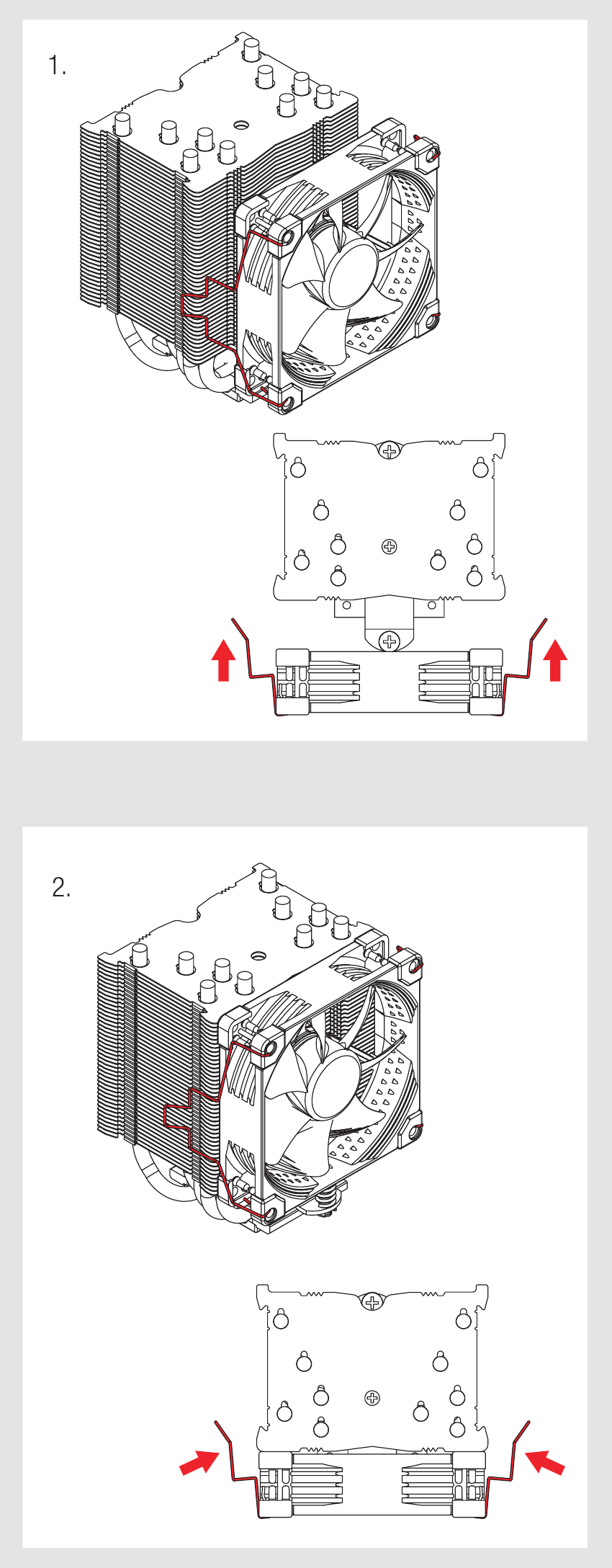 AMD AM4 & AM5 Ventilatoropstelling - Stap 1