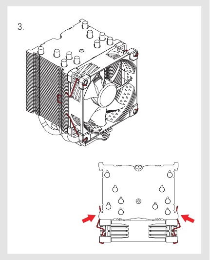 AMD AM4 & AM5 Ventilatoropstelling - Stap 2