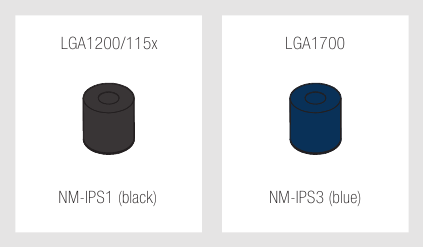 Montagestangen installeren LGA1700/1200/115x - Stap 1