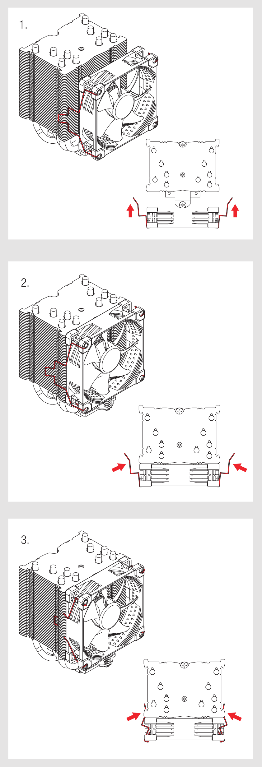 LGA1700/LGA1200/LGA115x - Ventilatoropstelling