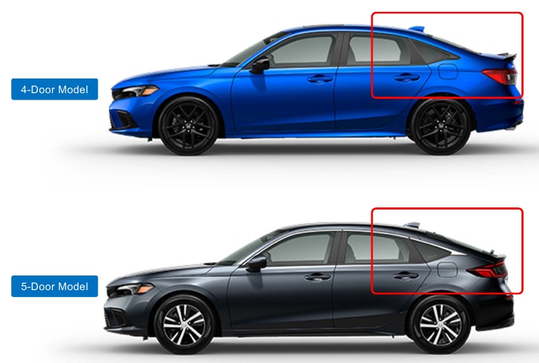 Identificatie / Herkenning op basis van carrosserietype
