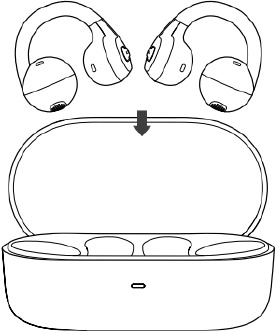 Oortelefoons opladen
