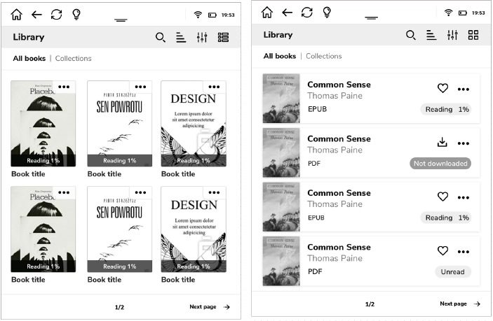 Uw e-boeken beheren - Stap 1 - Bibliotheek