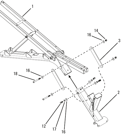 Bevestigen van voor- en achterframe