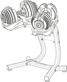 Bowflex SelectTech dumbbellstandaard