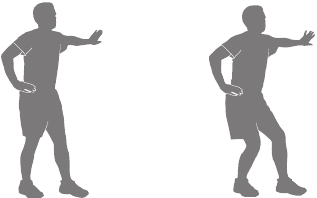 Fitness Basics - Warm-Up - Dynamische gebogen knie