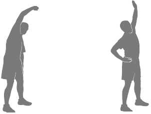 Fitness Basics - Warm-Up - Dynamische zijwaartse reik