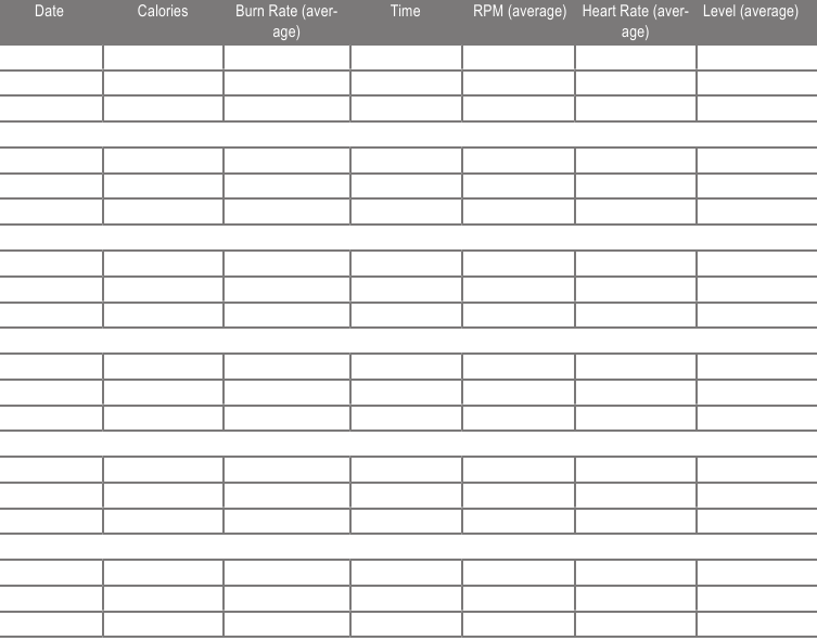 Workoutlogboek
