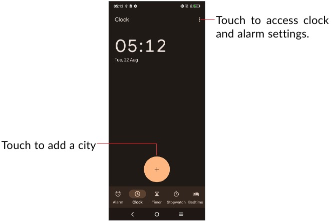 Apps en functies - Klok