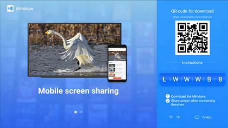 Miracast (voor Android-apparaten) - Stap 2