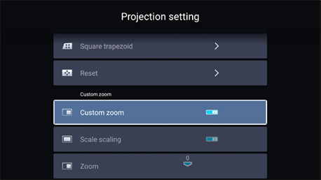 Zoommenu