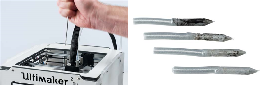 HET NIEUWE FILAMENT VERWIJDEREN