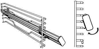 Telescopische rail bevestigingsdetails