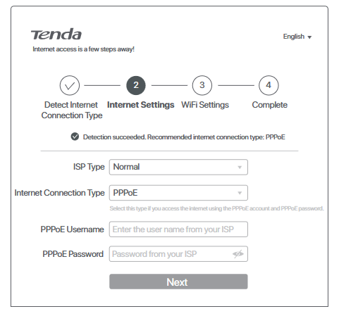 Installatie via de web-UI - Stap 3