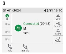 kiezen waar naartoe u het gesprek blind wilt doorverbinden