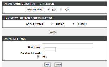 Toegangscontrolelijst IPv6