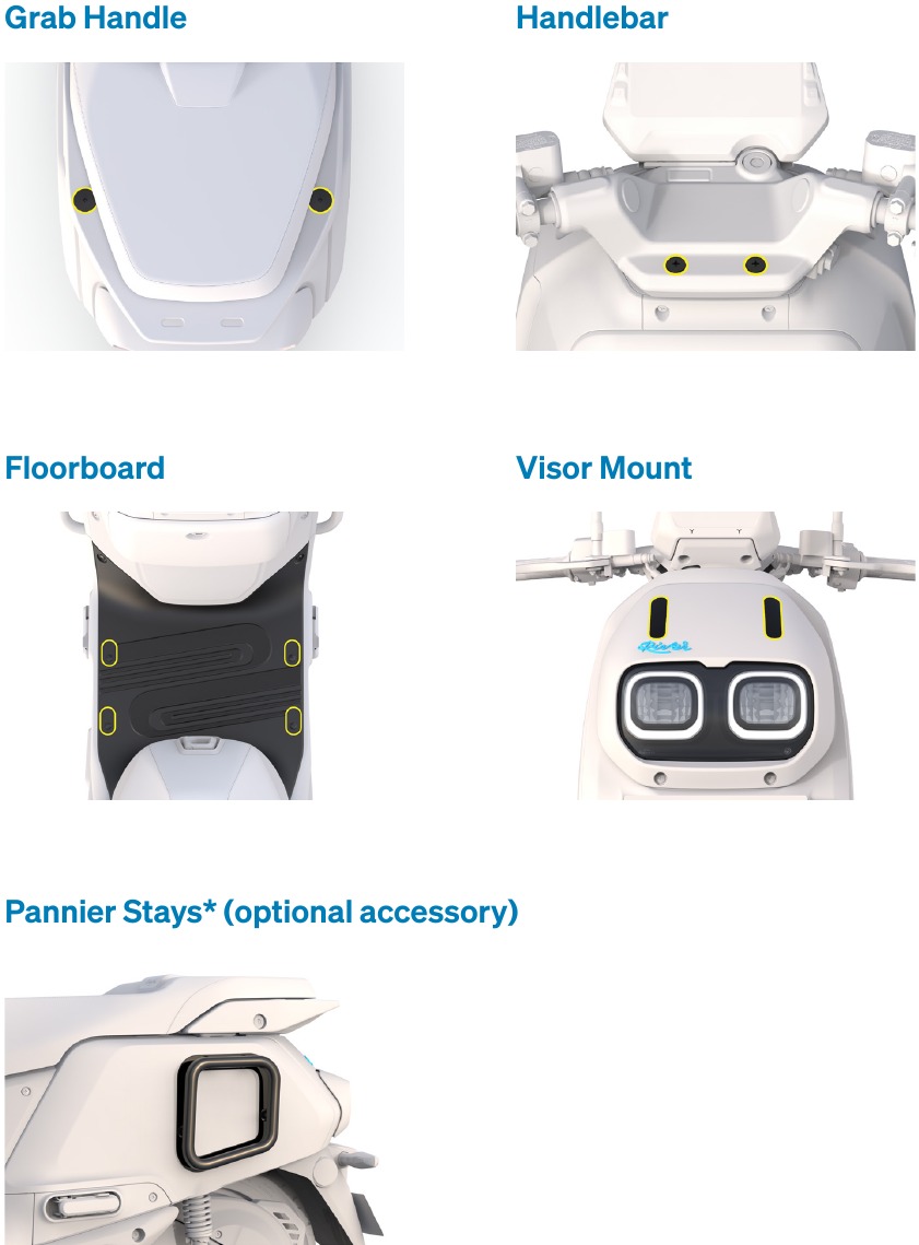 Accessoirebevestigingen