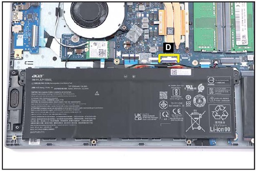 Batterijpakket verwijderen - Stap 2