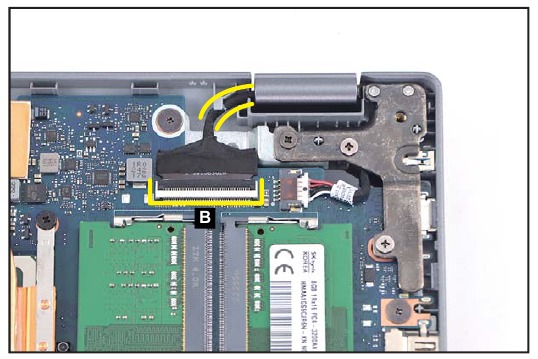 LCD-module verwijderen - Stap 2