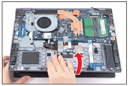 LCD-module verwijderen - Stap 4