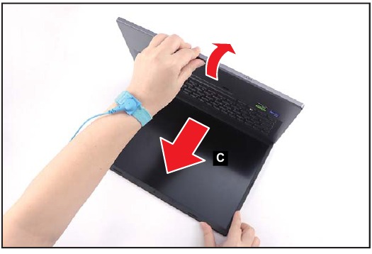 LCD-module verwijderen - Stap 6