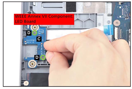 LED-bord verwijderen - Stap 3