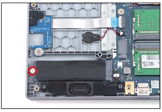 SSD-module verwijderen - Stap 1