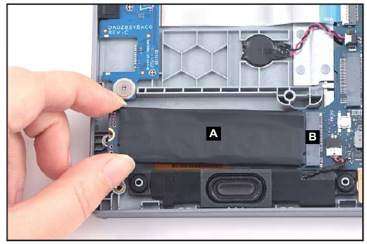 SSD-module verwijderen - Stap 2