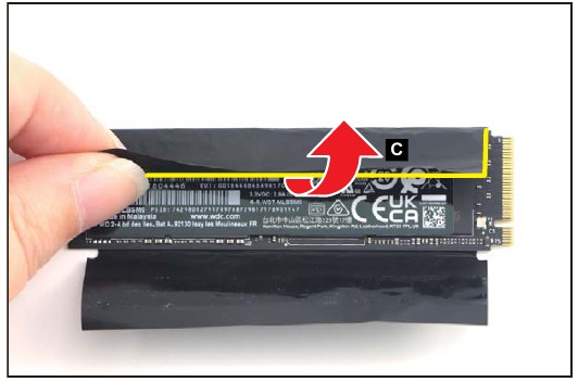SSD-module verwijderen - Stap 4
