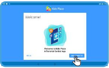 Kids Place instellen - Stap 2