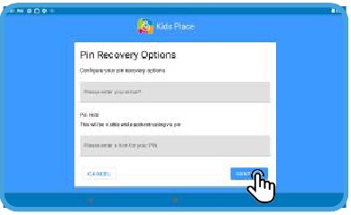 Kids Place instellen - Stap 6
