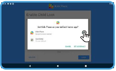 Kids Place instellen - Stap 9