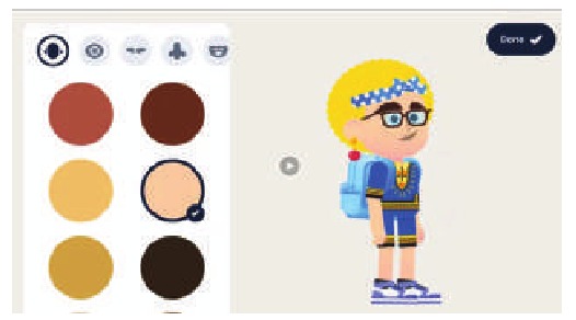Maak een personage naar wens