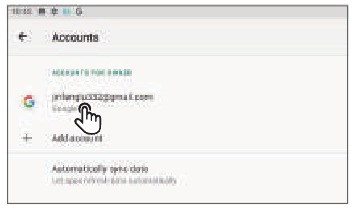 Het account dat u wilt verwijderen