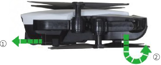 Drone uitvouwen